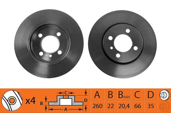 Brake Disc (BR32104T)