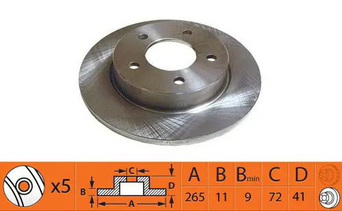 Brake Disc (BR25113)