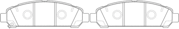 Brake Pad Set, disc brake (BP21003)