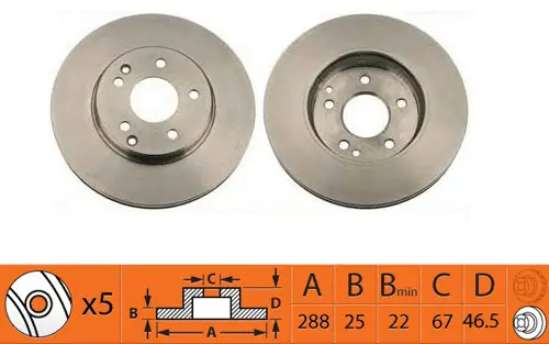 Brake Disc (BR31125T)