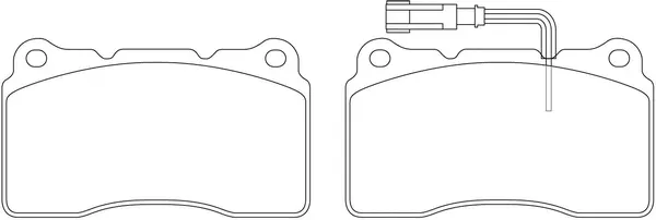 Brake Pad Set, disc brake (BP41150W)