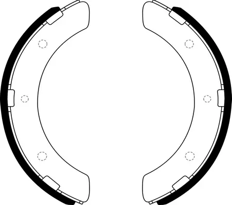 Brake Shoe Set (BS23602)
