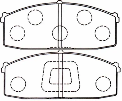 Brake Pad Set, disc brake (BP22013)