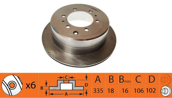 Brake Disc (BR21130T)