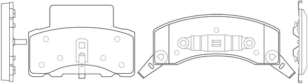 Brake Pad Set, disc brake (BP52610)