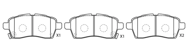 Brake Pad Set, disc brake (BP29013)