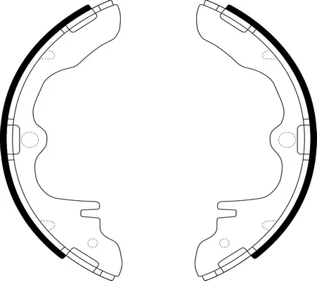 Brake Shoe Set (BS10326)