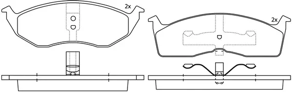 Brake Pad Set, disc brake (BP53110)