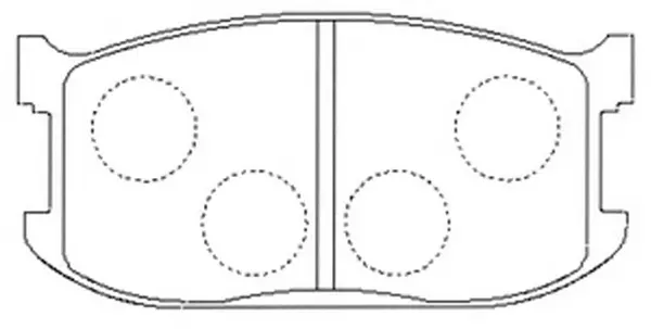 Brake Pad Set, disc brake (BP25070)