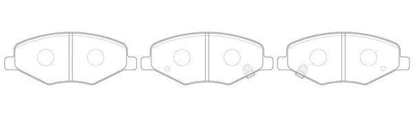 Brake Pad Set, disc brake (BP81503)