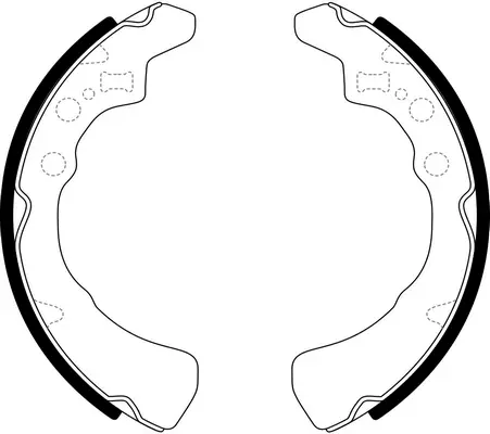Brake Shoe Set (BS26021)