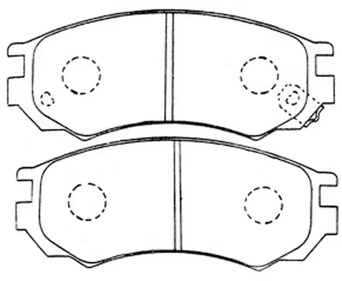 Brake Pad Set, disc brake (BP22268)
