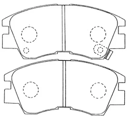 Brake Pad Set, disc brake (BP23172)
