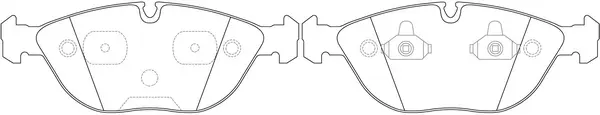 Brake Pad Set, disc brake (BP31102)