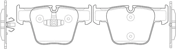 Brake Pad Set, disc brake (BP31018)