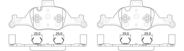 Brake Pad Set, disc brake (BP32030)