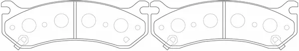 Brake Pad Set, disc brake (BP52055)