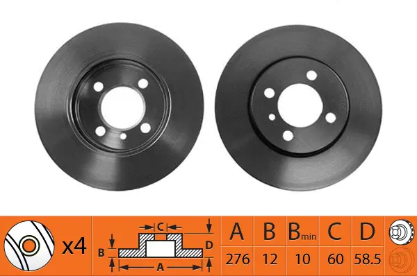 Brake Disc (BR12106)