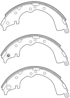 Brake Shoe Set (BS21335)