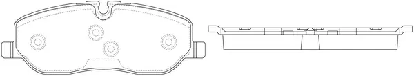 Brake Pad Set, disc brake (BP47484)