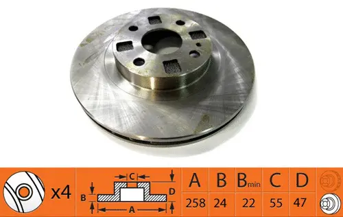 Brake Disc (BR25115T)