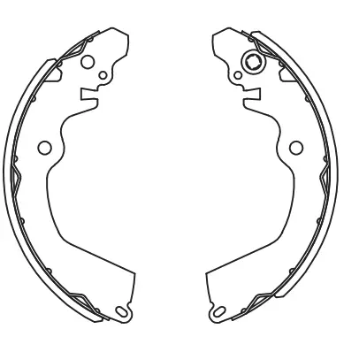 Brake Shoe Set (BS23701)