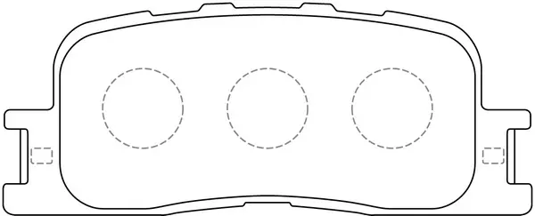 Brake Pad Set, disc brake (BP21458)