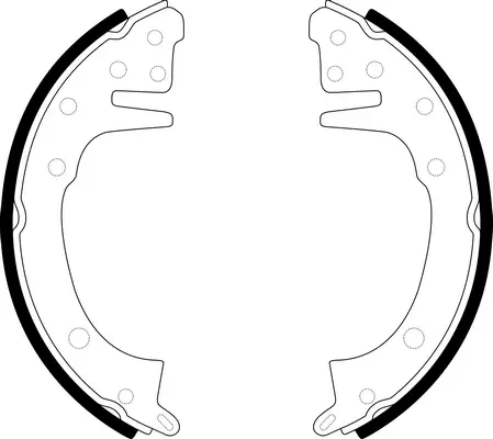 Brake Shoe Set (BS23626)