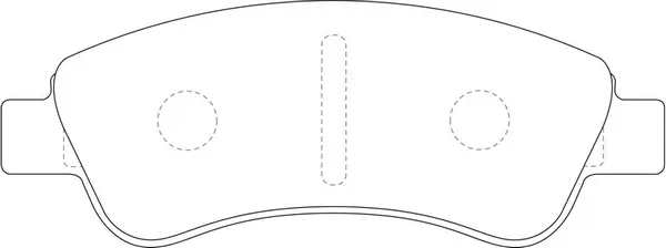 Brake Pad Set, disc brake (BP42182)