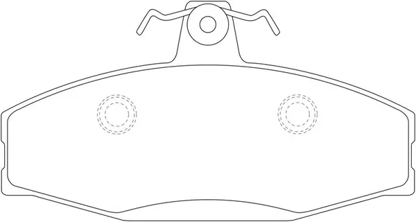 Brake Pad Set, disc brake (BP33134)