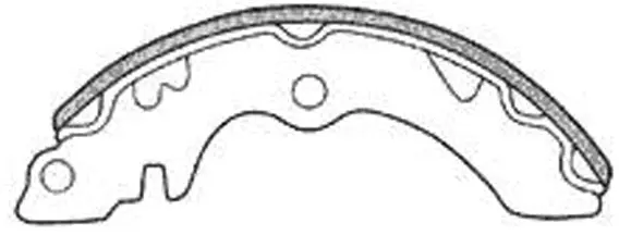 Brake Shoe Set, parking brake (BS29902)