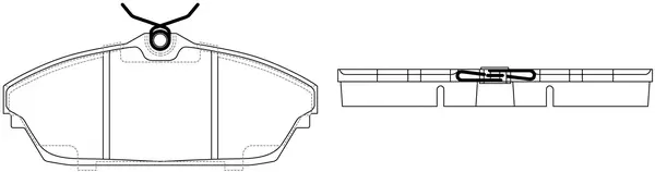 Brake Pad Set, disc brake (BP73001)