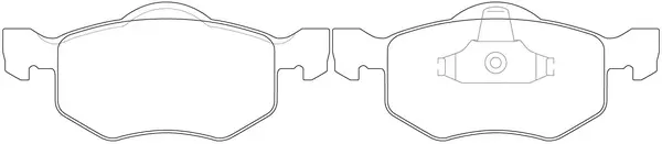 Brake Pad Set, disc brake (BP25805)
