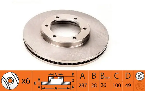 Brake Disc (BR21235T)