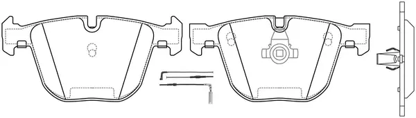 Brake Pad Set, disc brake (BP32326W)