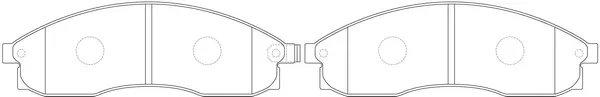 Brake Pad Set, disc brake (BP22309)