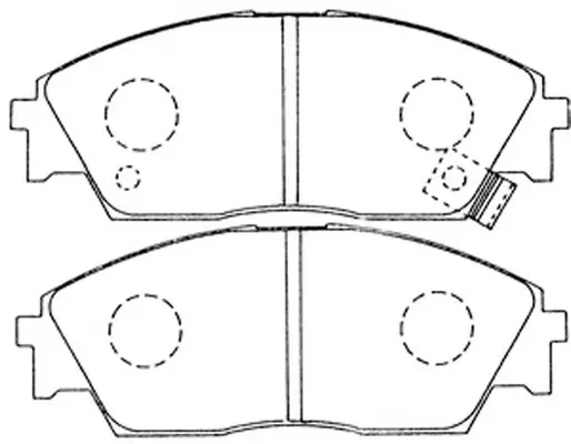 Brake Pad Set, disc brake (BP28191)