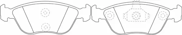 Brake Pad Set, disc brake (BP45020)