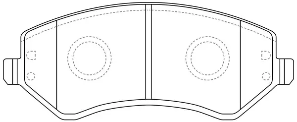 Brake Pad Set, disc brake (BP52058)