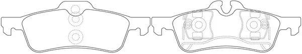 Brake Pad Set, disc brake (BP32354)