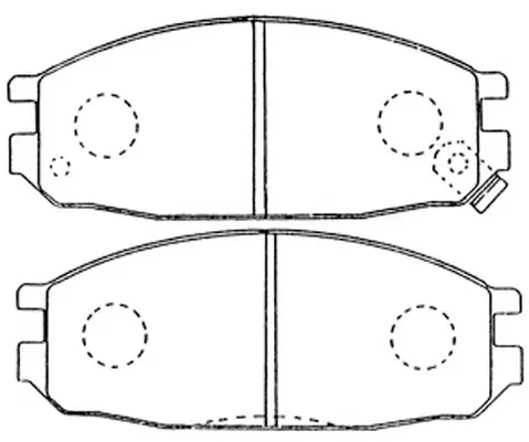Brake Pad Set, disc brake (BP22149)