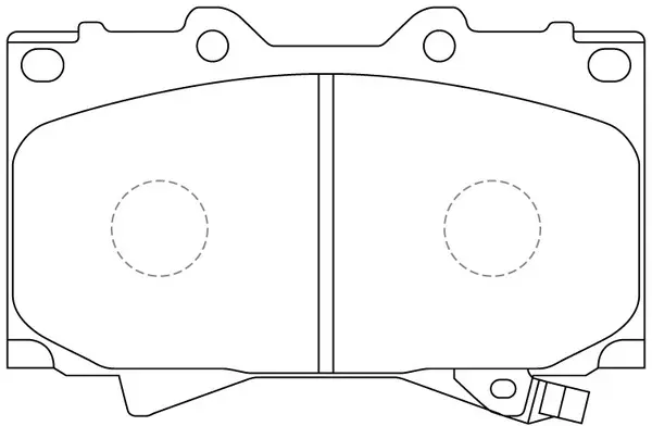 Brake Pad Set, disc brake (BP21411)
