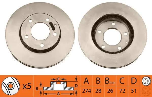 Brake Disc (BR21116T)