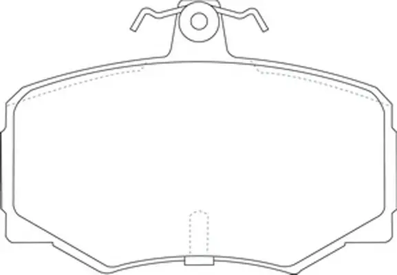 Brake Pad Set, disc brake (BP46257)