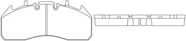 Brake Pad Set, disc brake (BP43451)