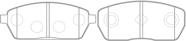 Brake Pad Set, disc brake (BP29408)