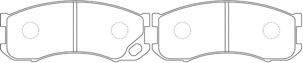 Brake Pad Set, disc brake (BP23346)