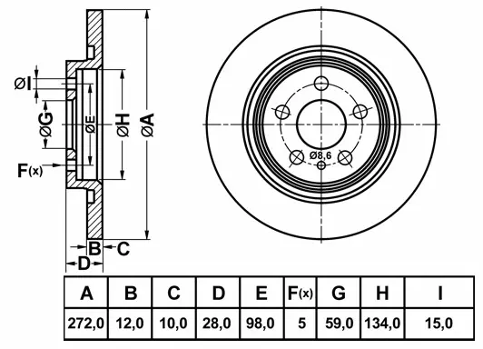 Brake Disc (BR42127)