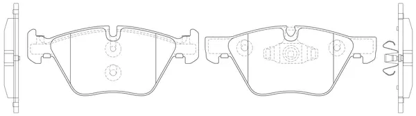 Brake Pad Set, disc brake (BP32513)