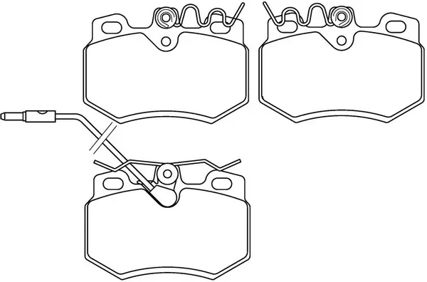 Brake Pad Set, disc brake (BP42248W)